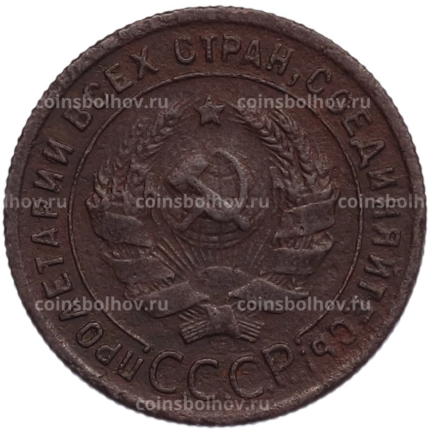 Монета 1 копейка 1924 года (вид 2)