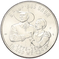 Монета 1/4 доллара (25 центов) 2026 года P США «250 лет независимости США — Мейфлауэр» (реверс)