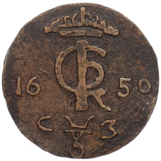 1 солид 1650 года Польша (Копия) (аверс)