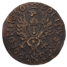 1 солид 1650 года Польша (Копия) (реверс)