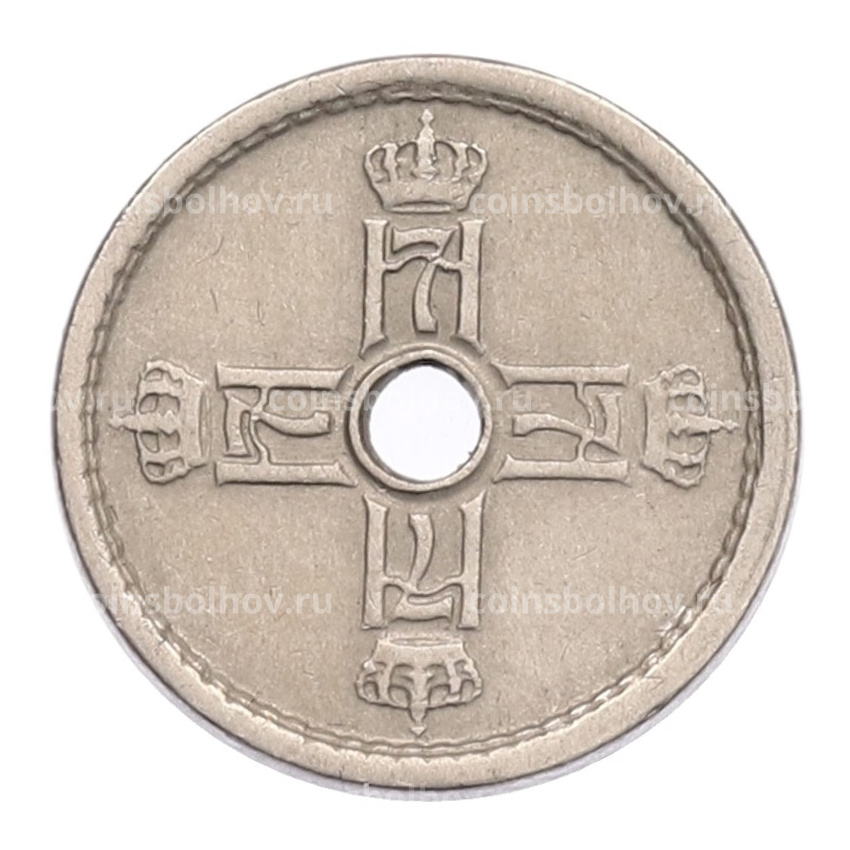 Монета 25 эре 1946 года Норвегия (вид 2)