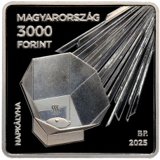 Монета 3000 форинтов 2025 года Венгрия «125 лет со дня рождения Марии Телькеш» (Proof) (реверс)