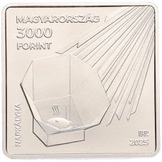Монета 3000 форинтов 2025 года Венгрия «125 лет со дня рождения Марии Телькеш» (реверс)
