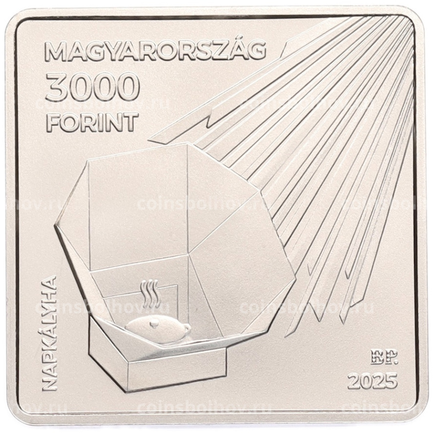 Монета 3000 форинтов 2025 года Венгрия «125 лет со дня рождения Марии Телькеш» (вид 2)