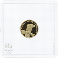 Монета 10 реалов 2016 года Бразилия «XXXI летние Олимпийские Игры 2016 в Рио-де-Жанейро» (аверс)