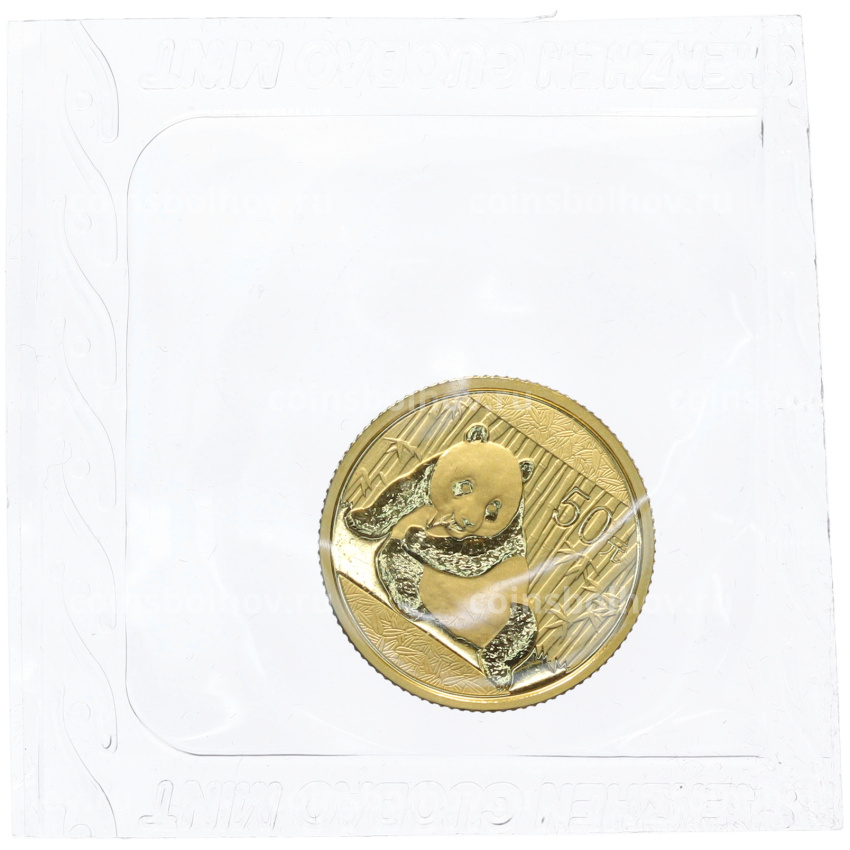 Монета 50 юаней 2015 года Китай «Панда»