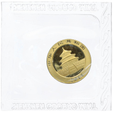 Монета 50 юаней 2014 года Китай «Панда» (реверс)