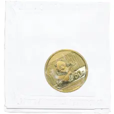 Монета 50 юаней 2014 года Китай «Панда» (аверс)