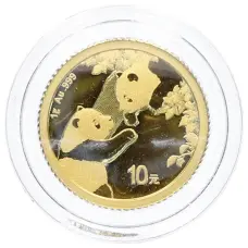 Монета 10 юаней 2023 года Китай «Панда» (аверс)