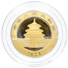 Монета 10 юаней 2023 года Китай «Панда» (реверс)