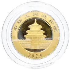 Монета 10 юаней 2023 года Китай «Панда» (реверс)