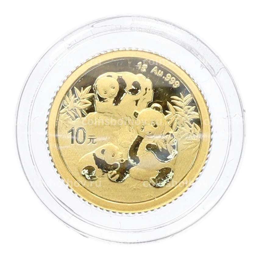 Монета 10 юаней 2025 года Китай «Панда»