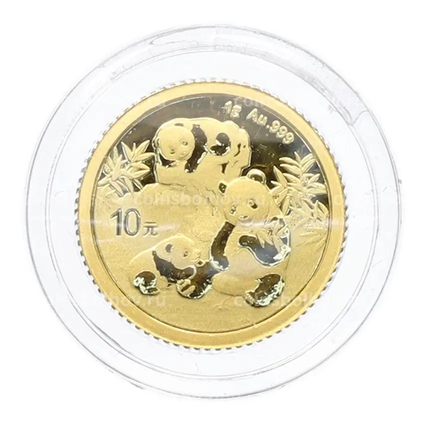 Монета 10 юаней 2025 года Китай «Панда»