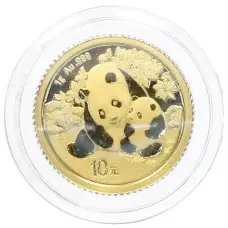 Монета 10 юаней 2024 года Китай «Панда» (аверс)