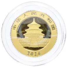 Монета 10 юаней 2024 года Китай «Панда» (реверс)