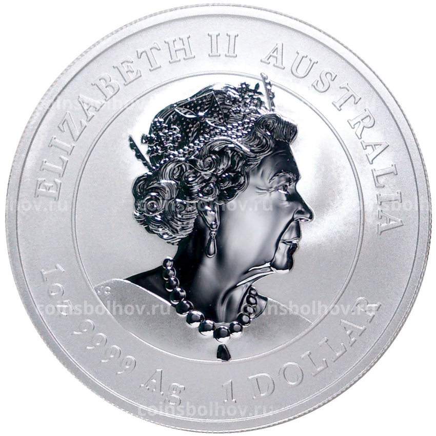 Монета 1 доллар 2020 года Австралия — Год крысы (вид 2)