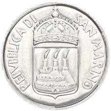 Монета 5 лир 1973 года Сан-Марино (реверс)