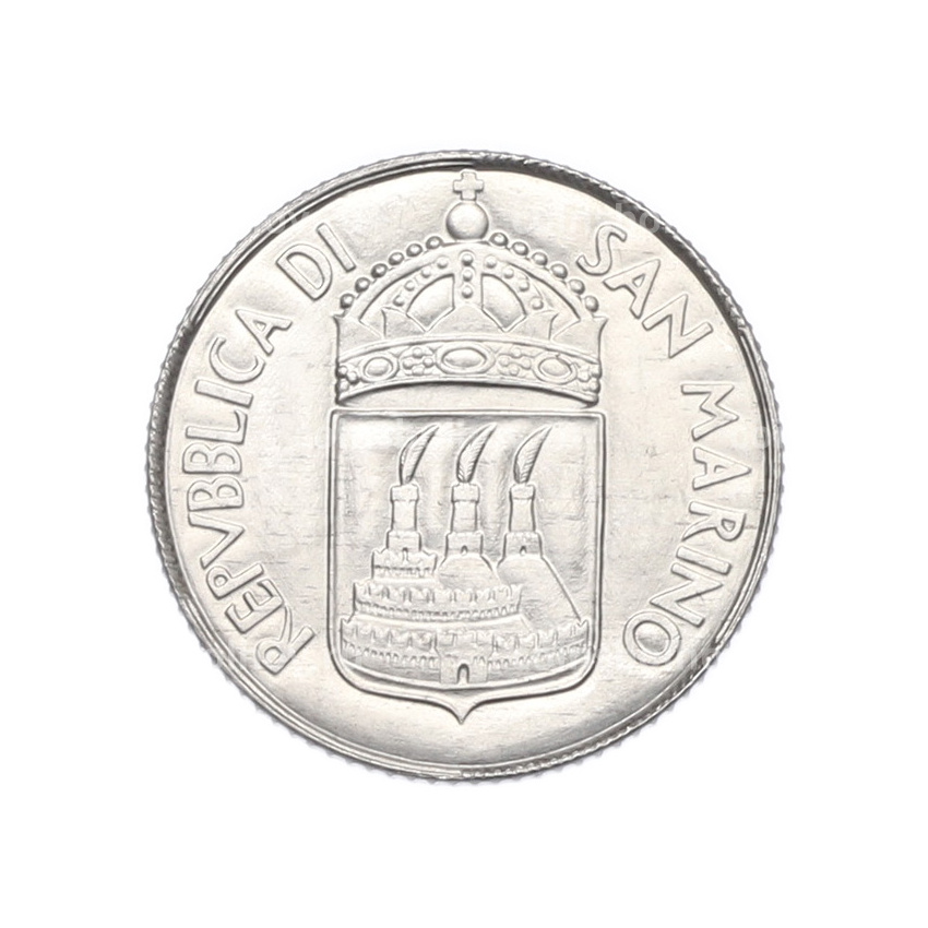 Монета 2 лиры 1973 года Сан-Марино (вид 2)