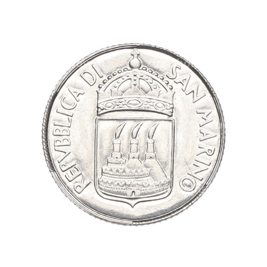 Монета 2 лиры 1973 года Сан-Марино (вид 2)