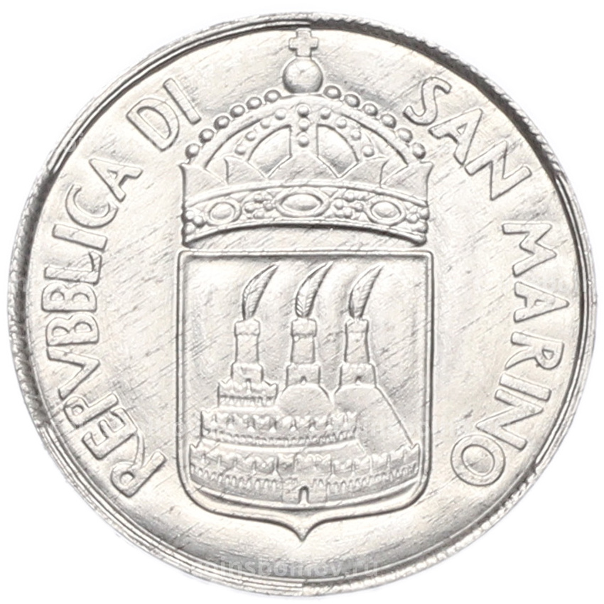 Монета 1 лира 1973 года Сан-Марино (вид 2)