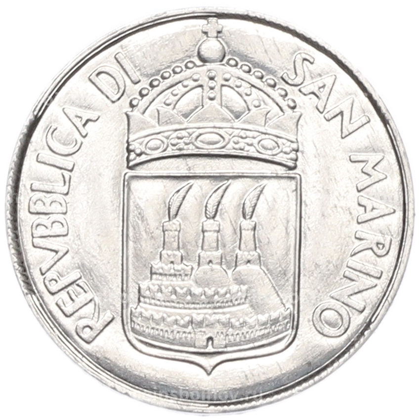 Монета 1 лира 1973 года Сан-Марино (вид 2)