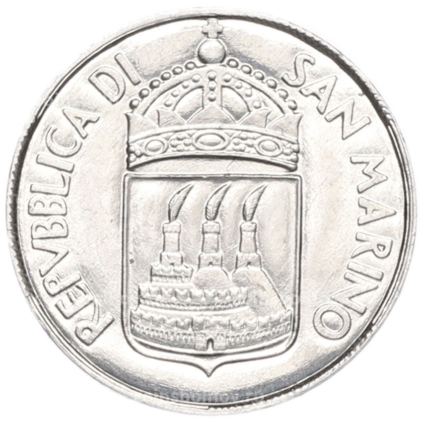 Монета 1 лира 1973 года Сан-Марино (вид 2)