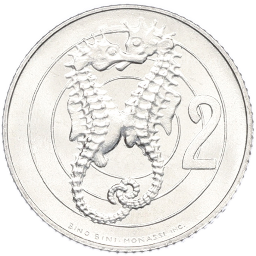 Монета 2 лиры 1975 года Сан-Марино