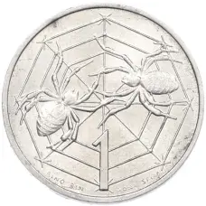 Монета 1 лира 1975 года Сан-Марино (аверс)