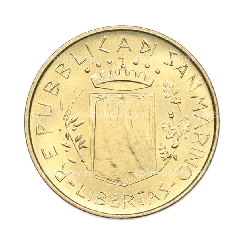 Монета 20 лир 1981 года Сан-Марино (вид 2)