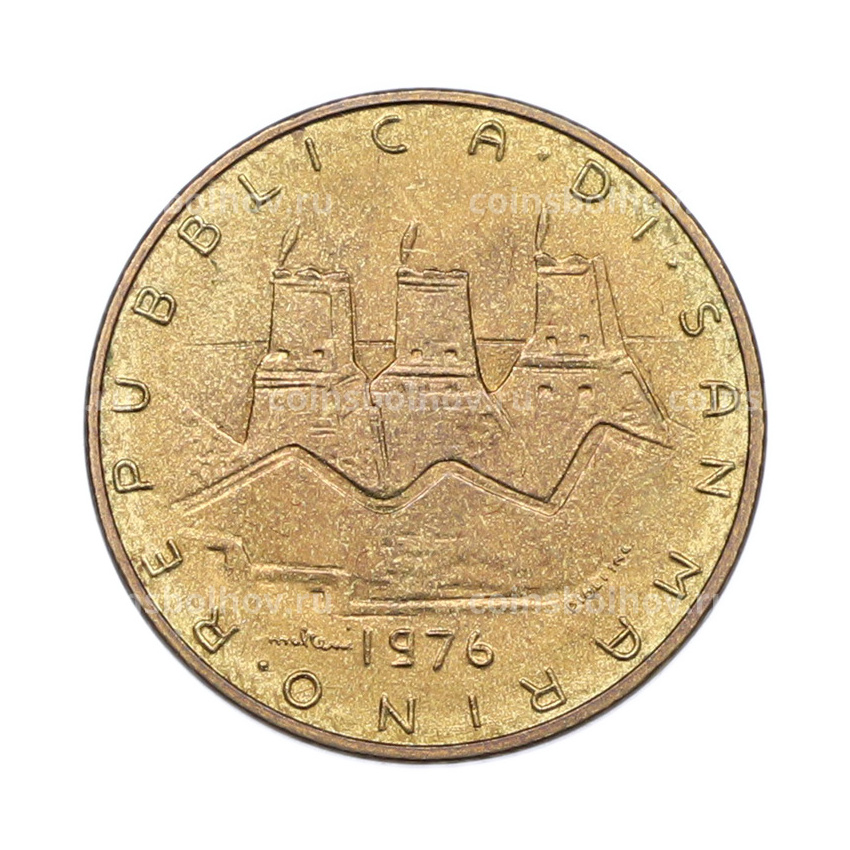 Монета 20 лир 1976 года Сан-Марино (вид 2)