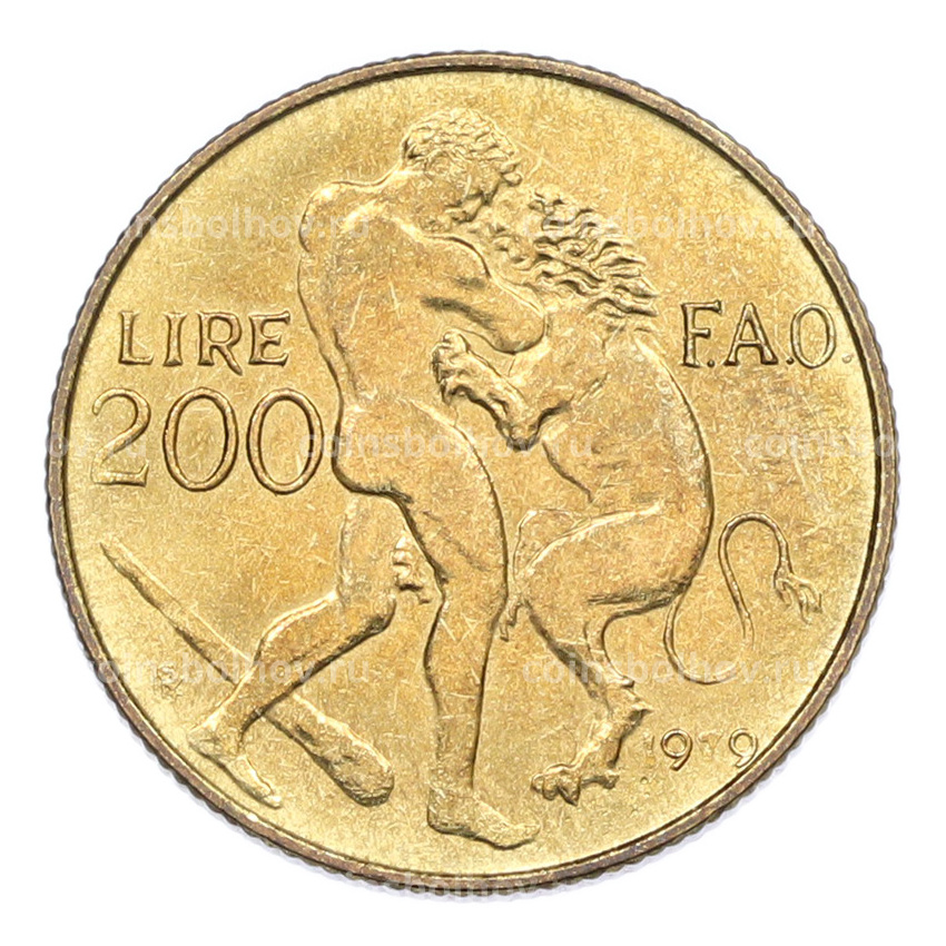 Монета 200 лир 1979 года Сан-Марино