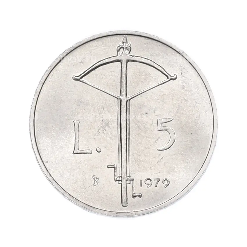 Монета 5 лир 1979 года Сан-Марино