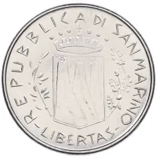 Монета 50 лир 1981 года Сан-Марино (реверс)