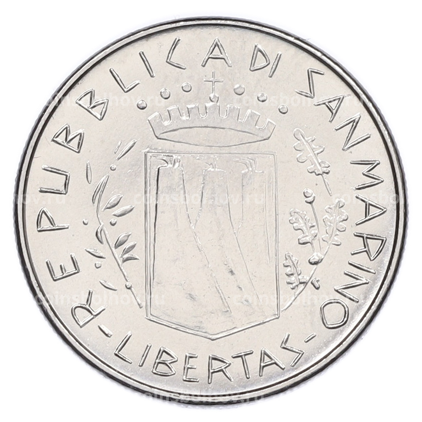 Монета 50 лир 1981 года Сан-Марино (вид 2)