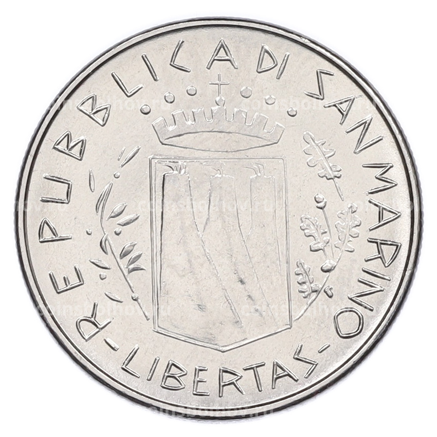 Монета 50 лир 1981 года Сан-Марино (вид 2)