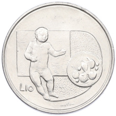 Монета 10 лир 1976 года Сан-Марино (аверс)