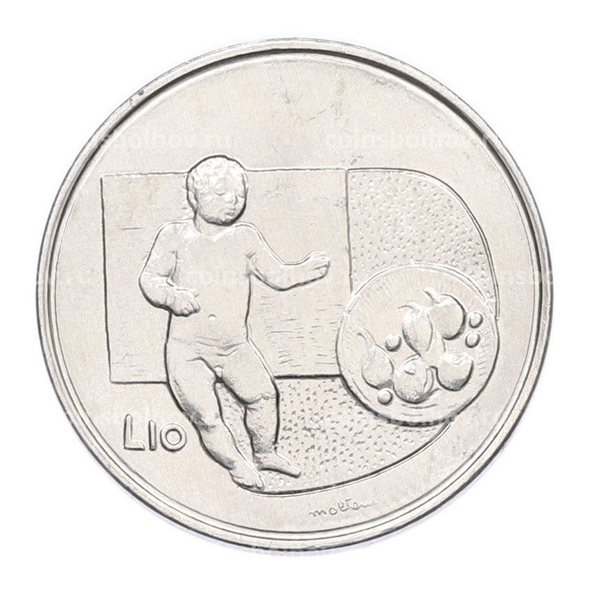 Монета 10 лир 1976 года Сан-Марино