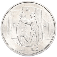 Монета 5 лир 1976 года Сан-Марино (аверс)