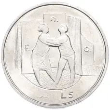 Монета 5 лир 1976 года Сан-Марино (аверс)