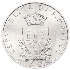 Монета 5 лир 1979 года Сан-Марино (реверс)