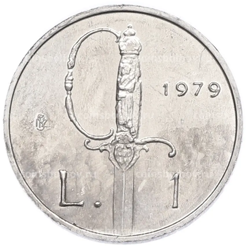 Монета 1 лира 1979 года Сан-Марино