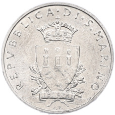 Монета 1 лира 1979 года Сан-Марино (реверс)