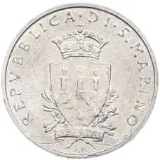 Монета 1 лира 1979 года Сан-Марино (реверс)