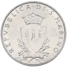 Монета 50 лир 1979 года Сан-Марино (реверс)