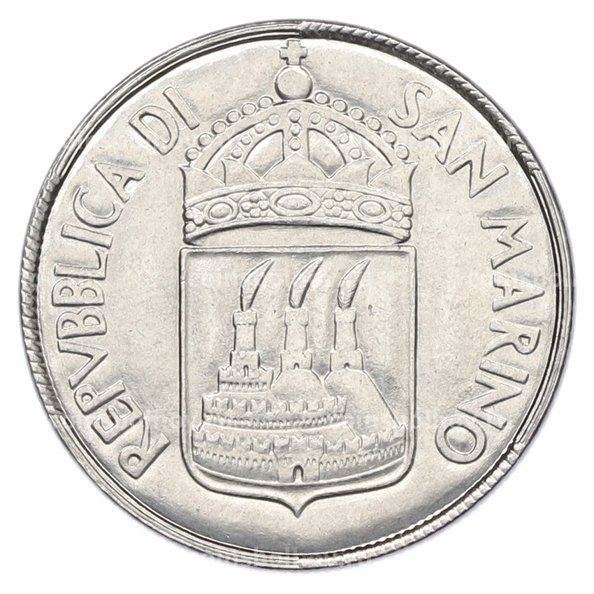 Монета 50 лир 1973 года Сан-Марино (вид 2)