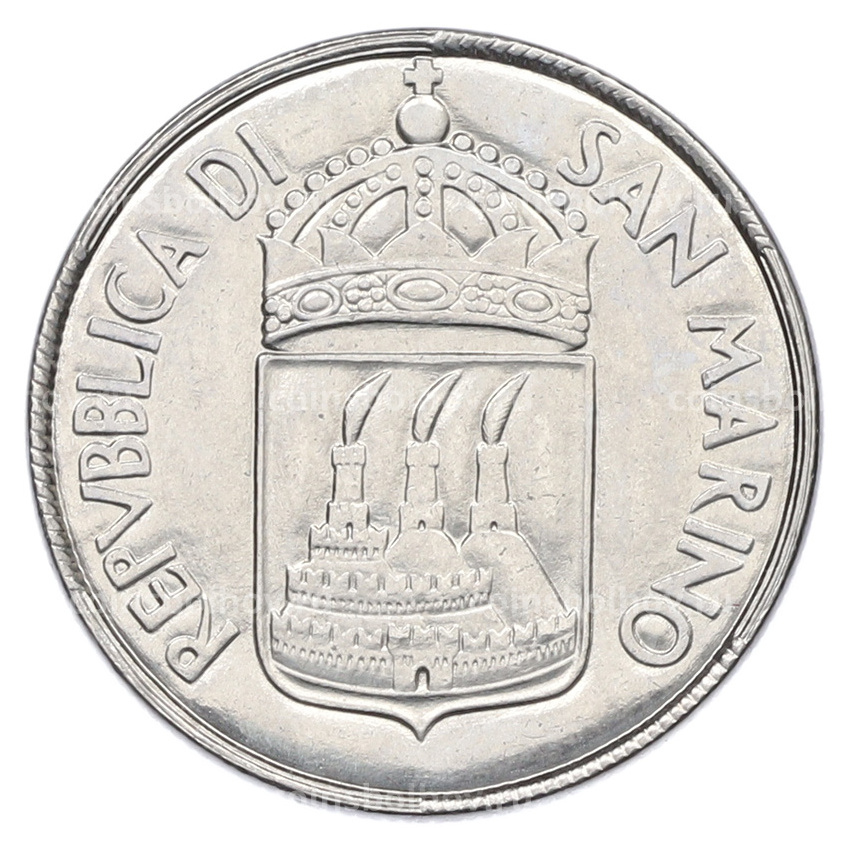 Монета 50 лир 1973 года Сан-Марино (вид 2)