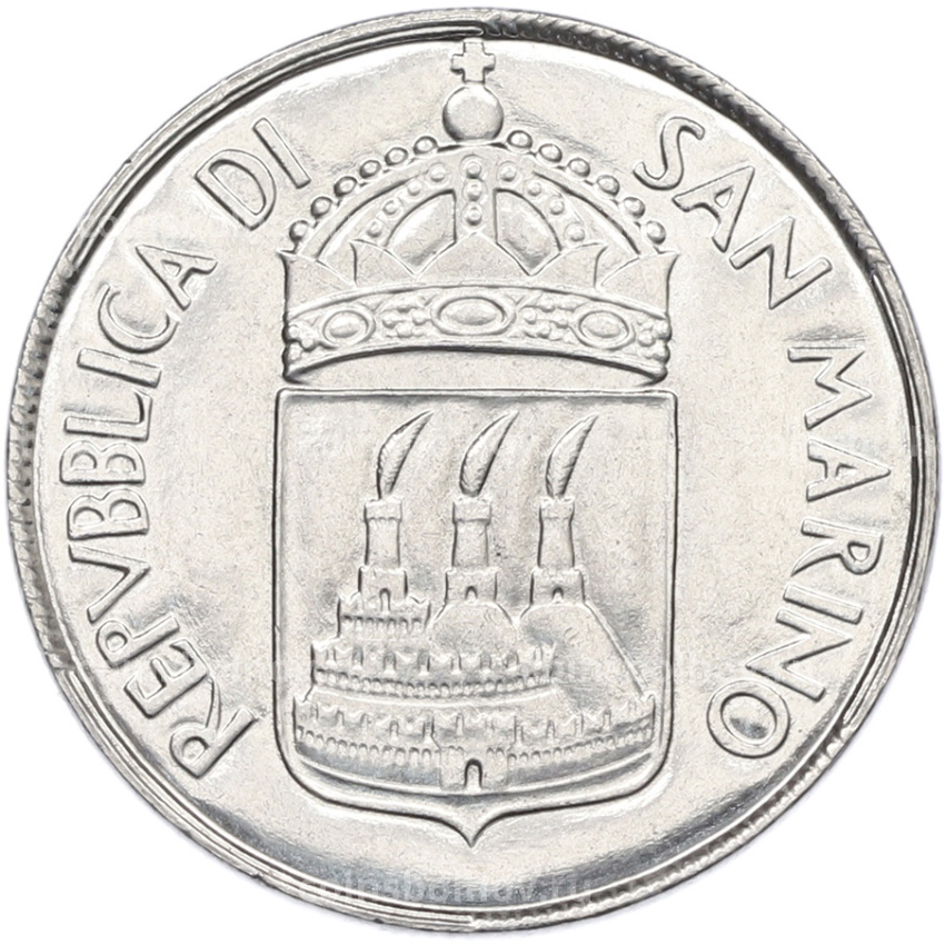 Монета 100 лир 1973 года Сан-Марино (вид 2)
