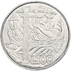 Монета 100 лир 1973 года Сан-Марино (аверс)