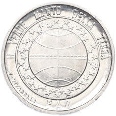 Монета 1 лира 1977 года Сан-Марино «ФАО» (аверс)