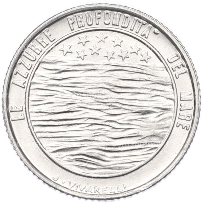 Монета 2 лиры 1977 года Сан-Марино «Экология»